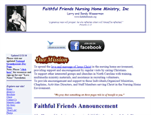 Tablet Screenshot of faithfulfriends.org